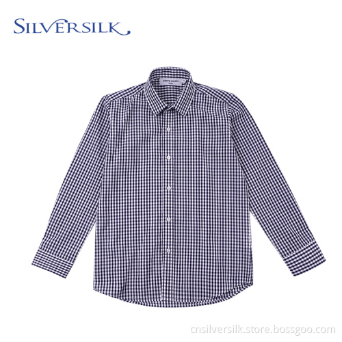 Trendy children poly cotton new model shirts boys
